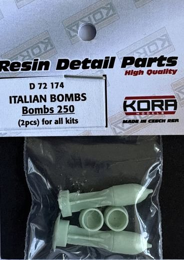 1/72 Italian Bombs 250 (2 pcs.)