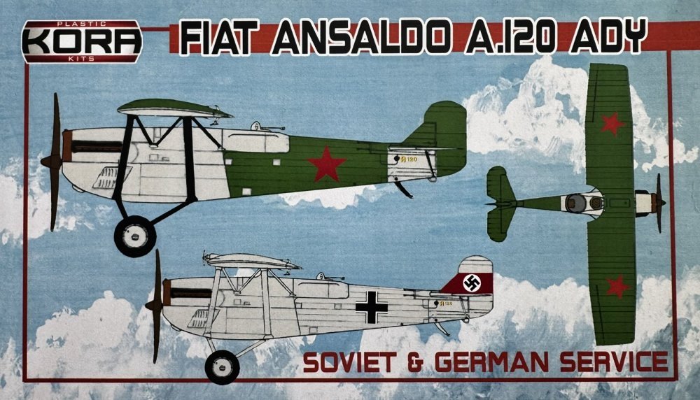 1/72 Fiat Ansaldo A.120 ADY (Soviet&German serv.)