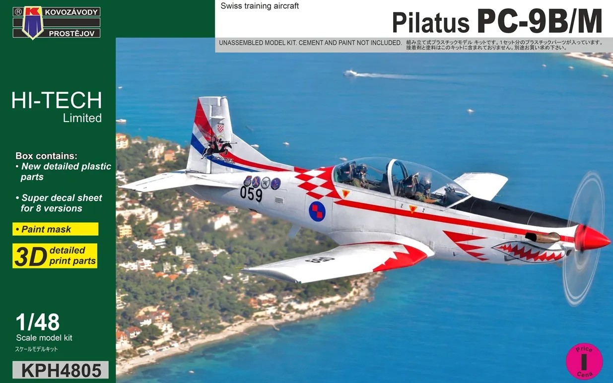 1/48 Pilatus PC-9B/M (3x camo) HI-TECH