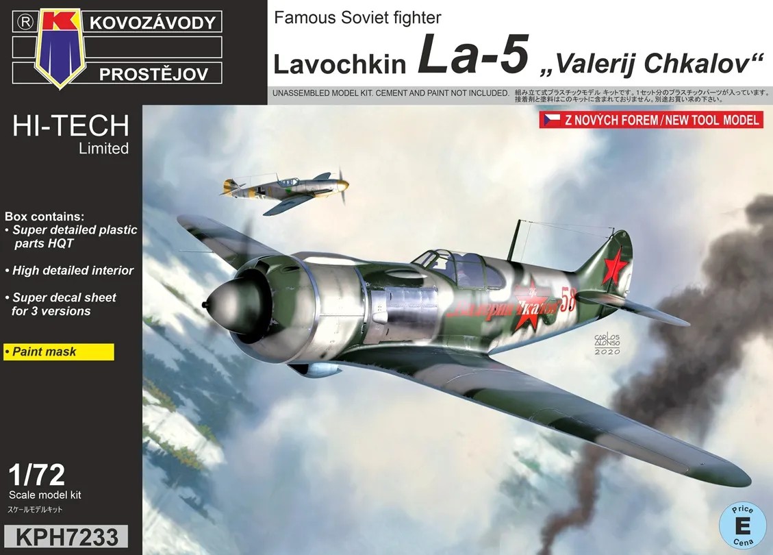 1/72 La-5 'Valerij Chkalov' (3x camo) HI-TECH