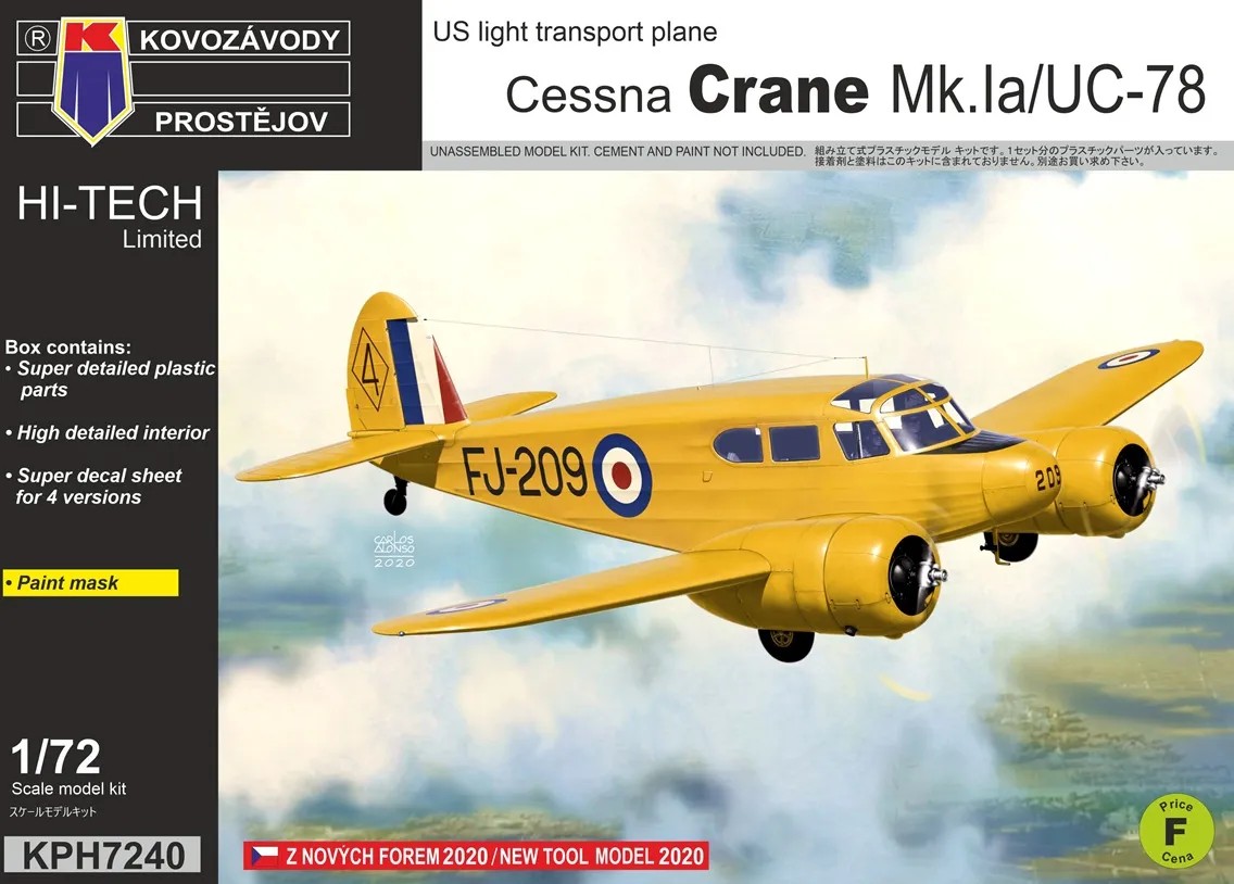 1/72 Cessna Crane Mk.Ia/UC-78 (4x camo) HI-TECH