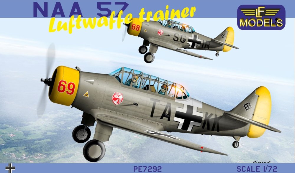 1/72 NAA 57 P2 Luftwaffe trainer (4x camo)