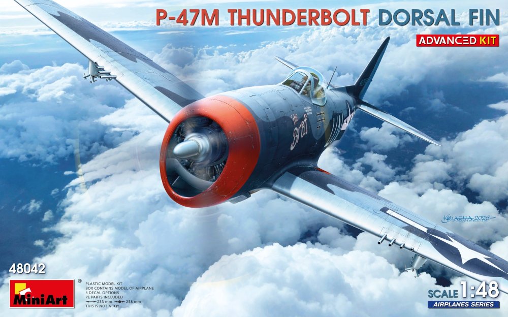 1/48 P-47M Thunderbolt Dorsal Fin (ADVANCED KIT)