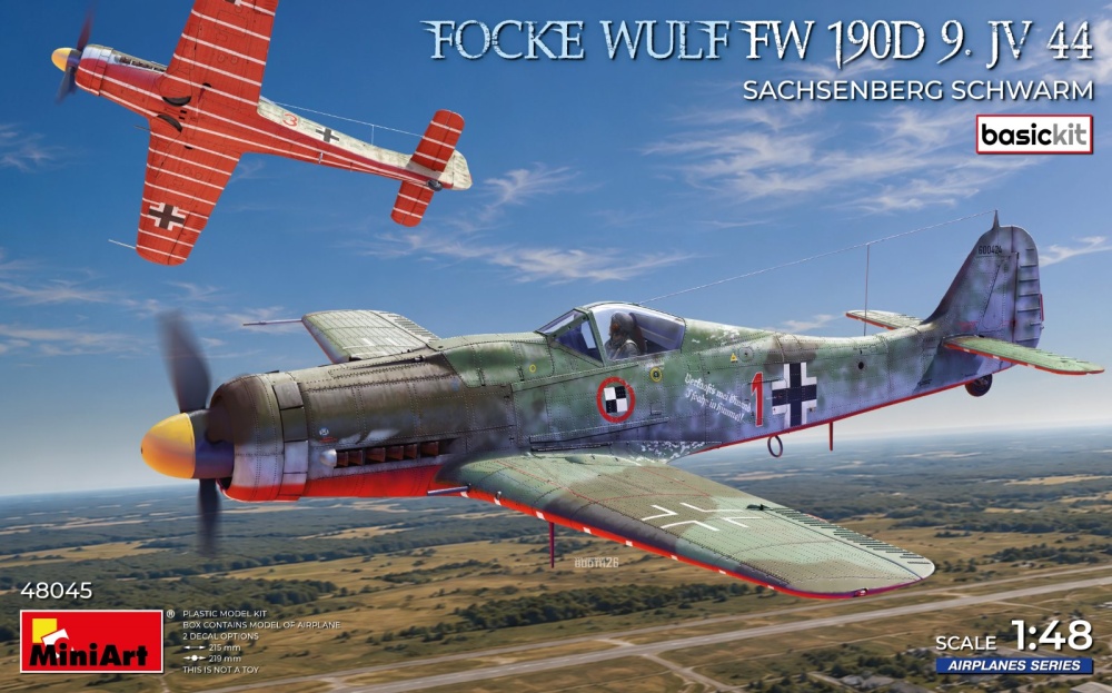 1/48 Fw 190D-9 JV 44 Sachsenberg Schwarm (BASIC)