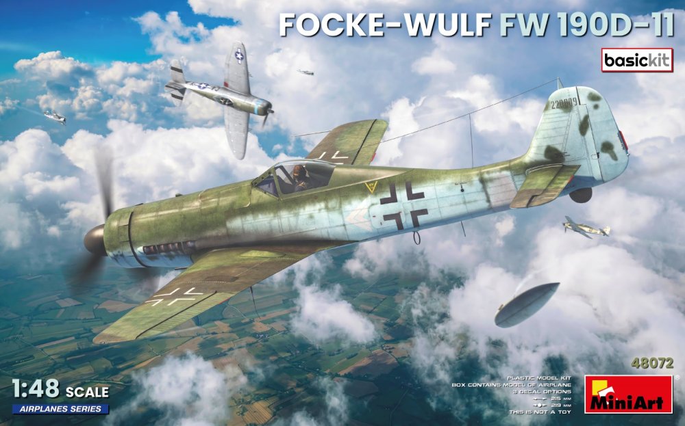 1/48 Focke-Wulf Fw 190D-11 (3x camo, BASIC KIT)