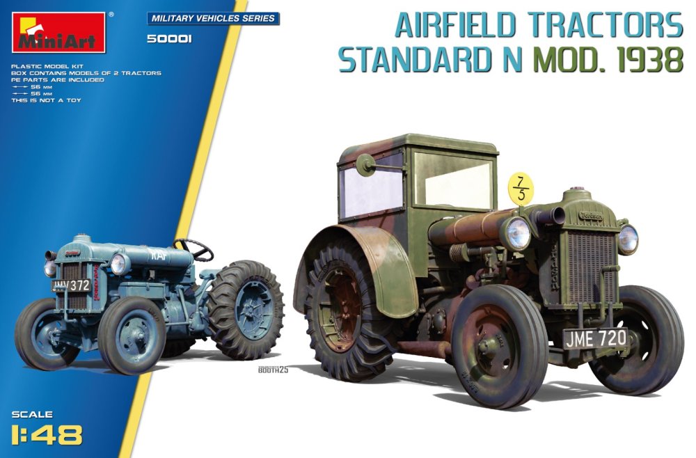 1/48 Airfield Tractor Standard N Mod.1938 (2 pcs.)