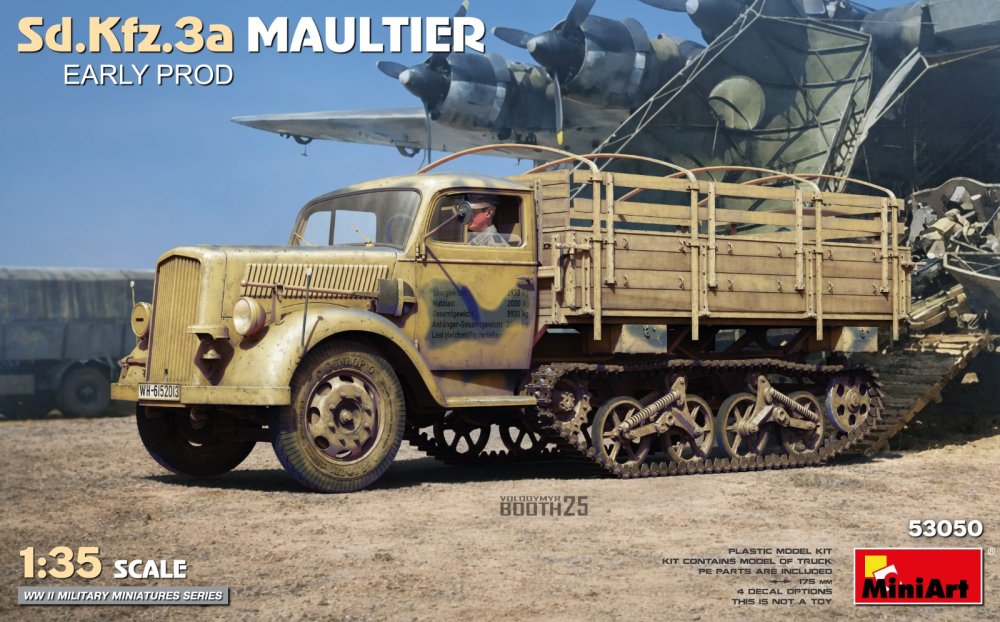 1/35 Sd.Kfz.3a Maultier, Early Prod. (4x camo)