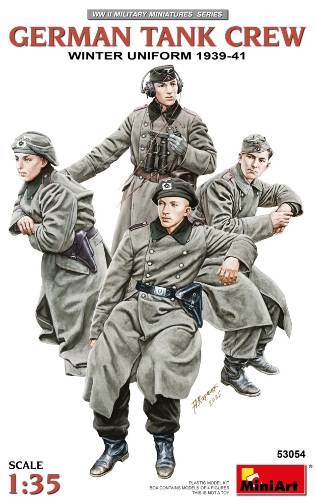 1/35 German Tank Crew, Winter Uniform 1939-41