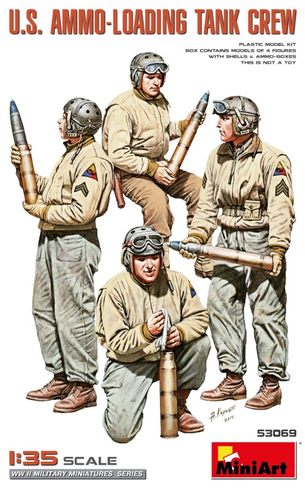 1/35 U.S. Ammo Loading Tank Crew (4 fig.) 