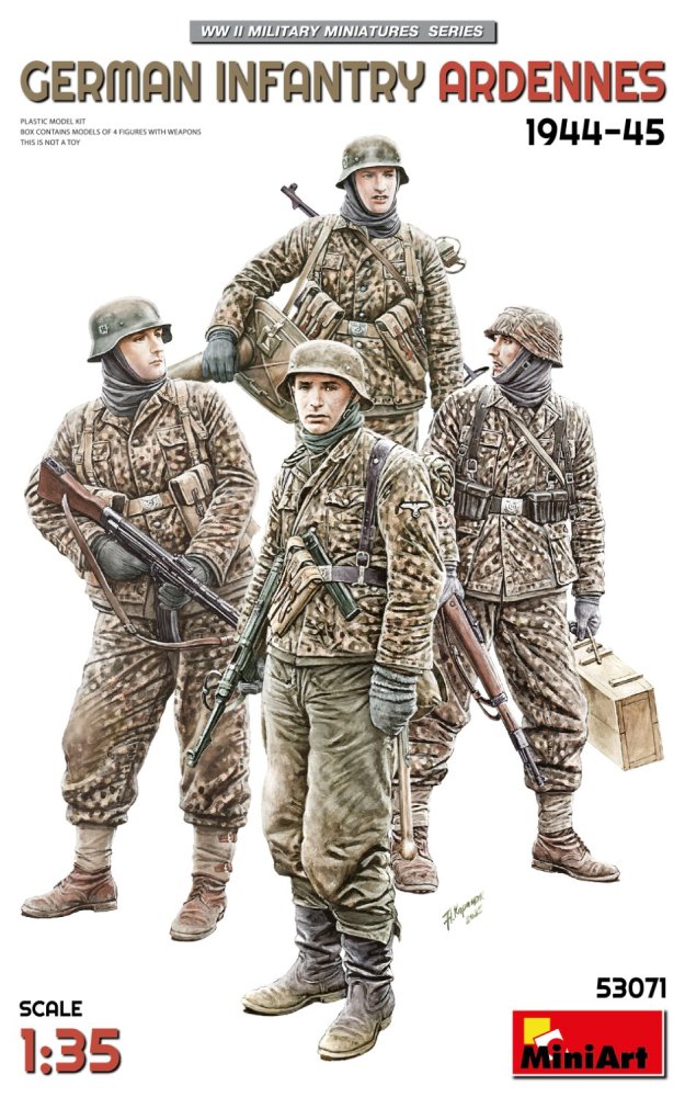 1/35 German Infantry, Ardennes 1944-45 (4 fig.)