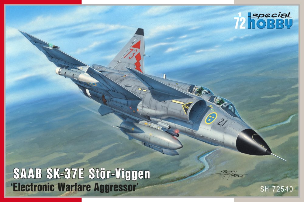 1/72 SAAB SK-37E Stör-Viggen (4x camo)