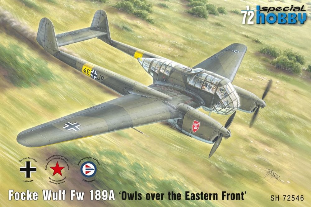 1/72 Fw 189A 'Owls over Eastern Front' (4x camo)