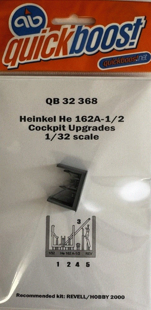 1/32 He 162A-1/2 cockpit upgrades (REV/H.2000)