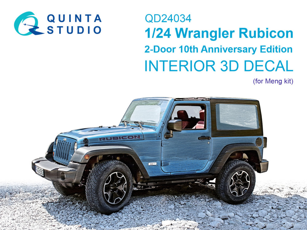 1/24 Jeep Wrangler Rubicon 10th Ann.Edit. (MENG)