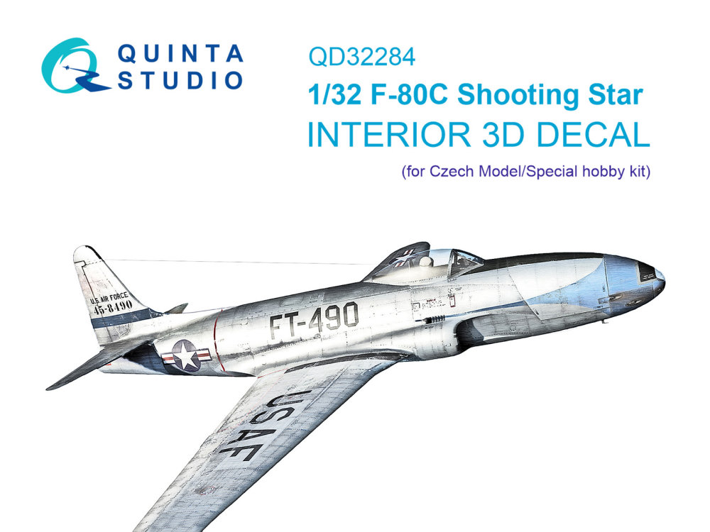 1/32 F-80C Shooting Star 3D Interior (CZM/SPH)