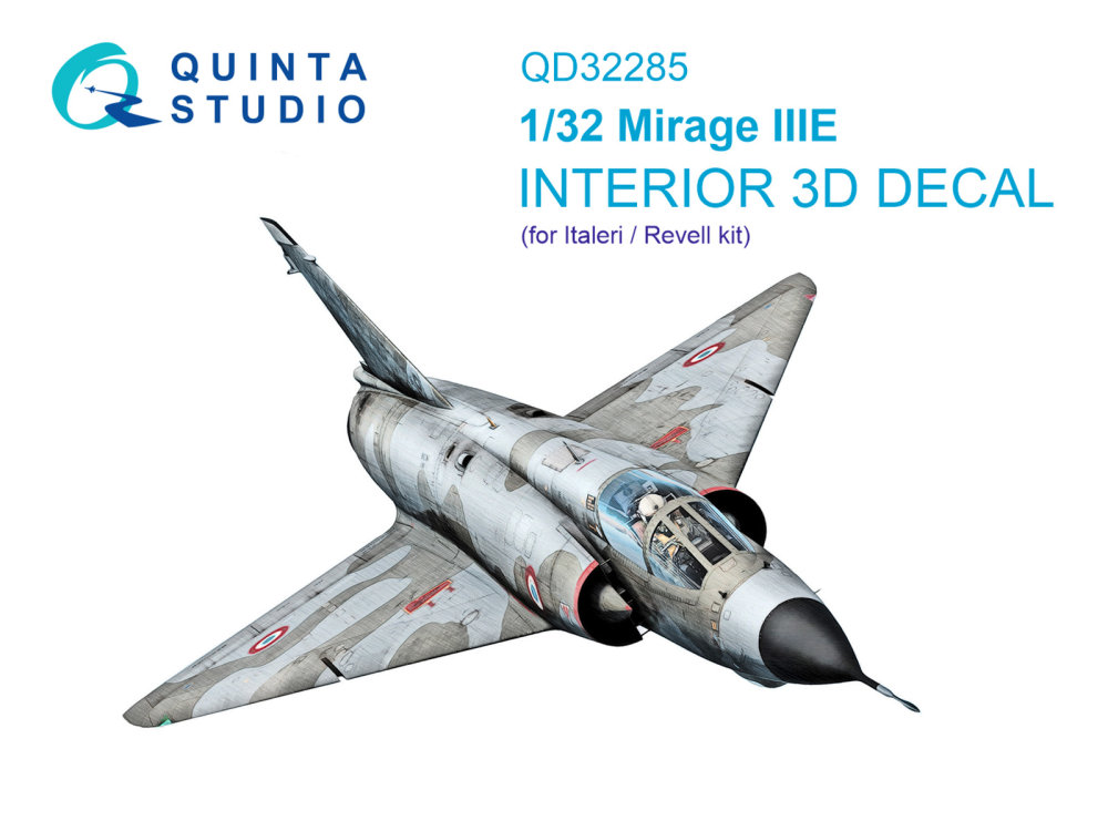 1/32 Dassault Mirage IIIE 3D Interior (ITA/REV)