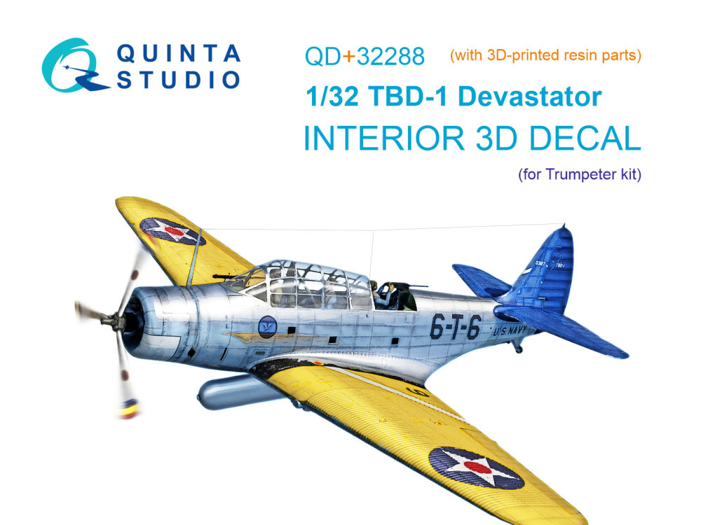 1/32 TBD-1 Devastator 3D Interior (TRUMP)
