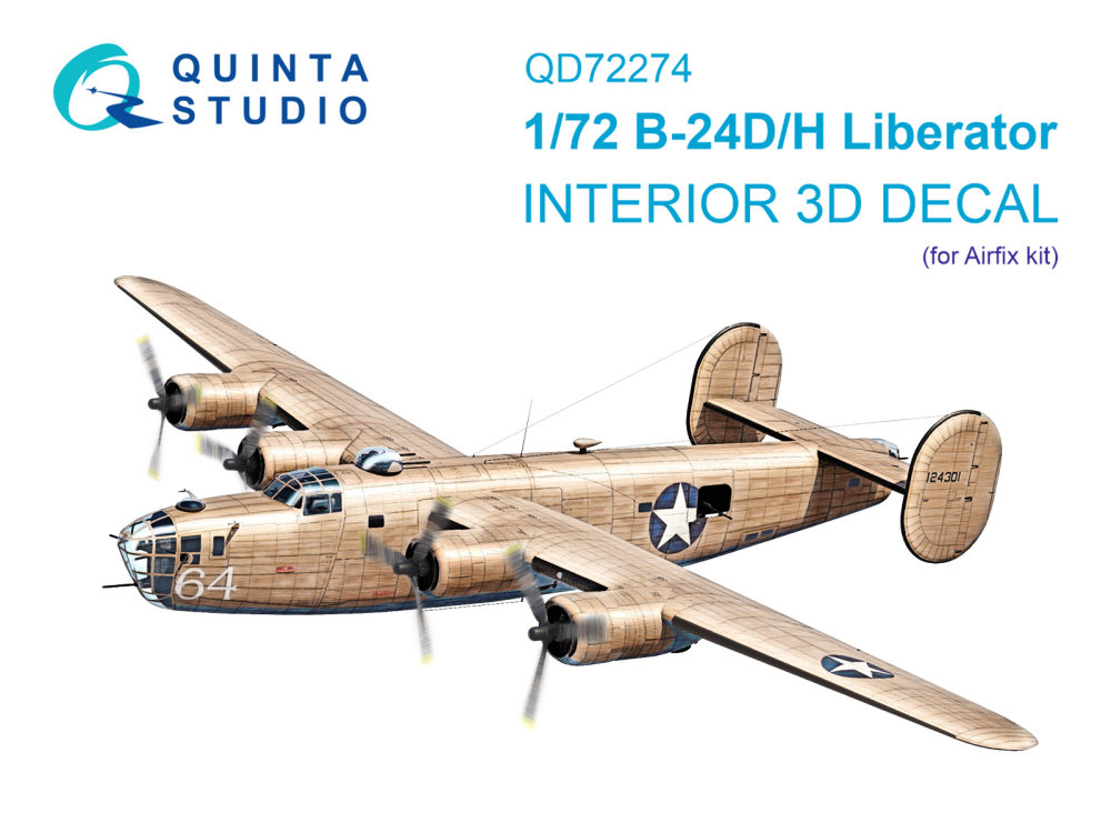 1/72 B-24D/B-24H Liberator 3D Interior (AIRF)