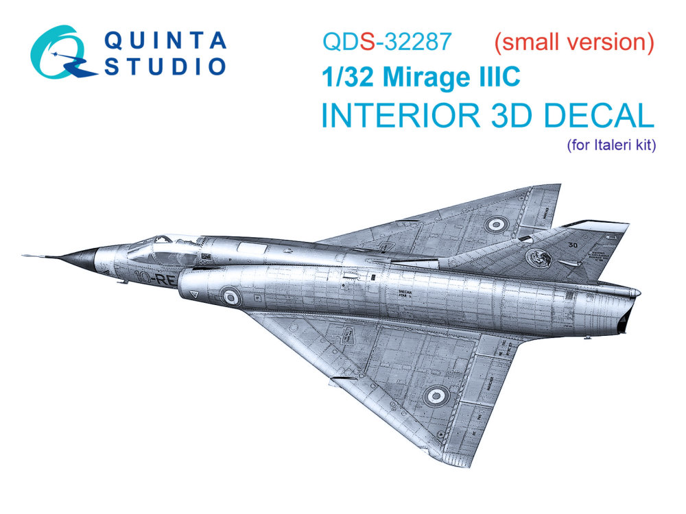 1/32 Dassault Mirage IIIC 3D Interior (ITA) SMALL