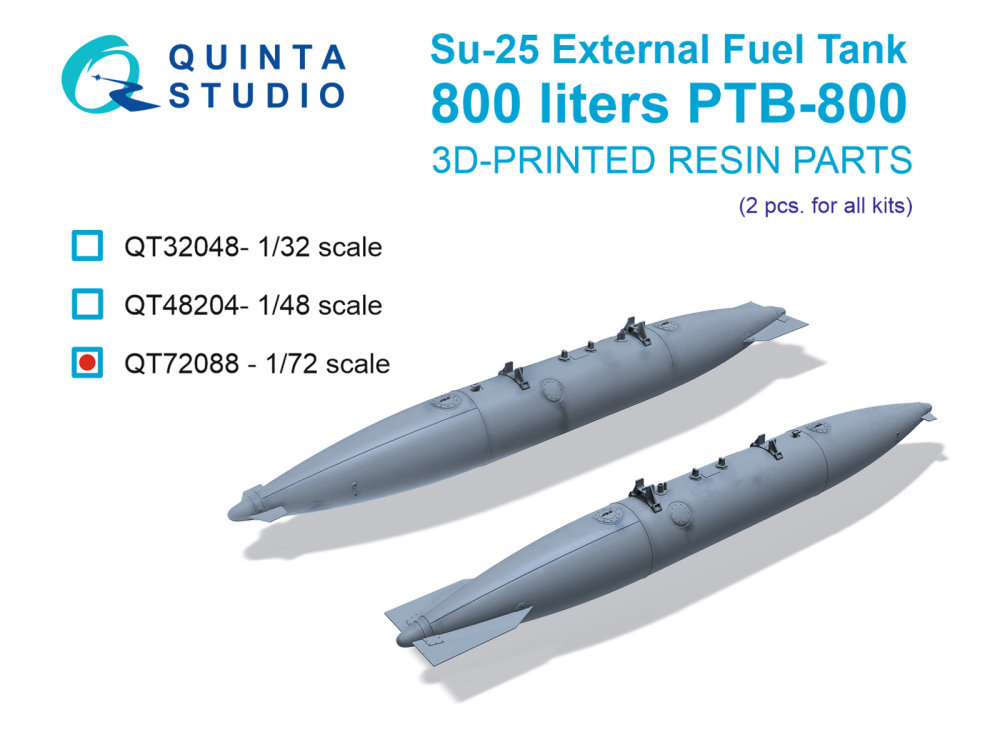1/72 Su-25 External fuel tank PTB-800 (2 pcs.)