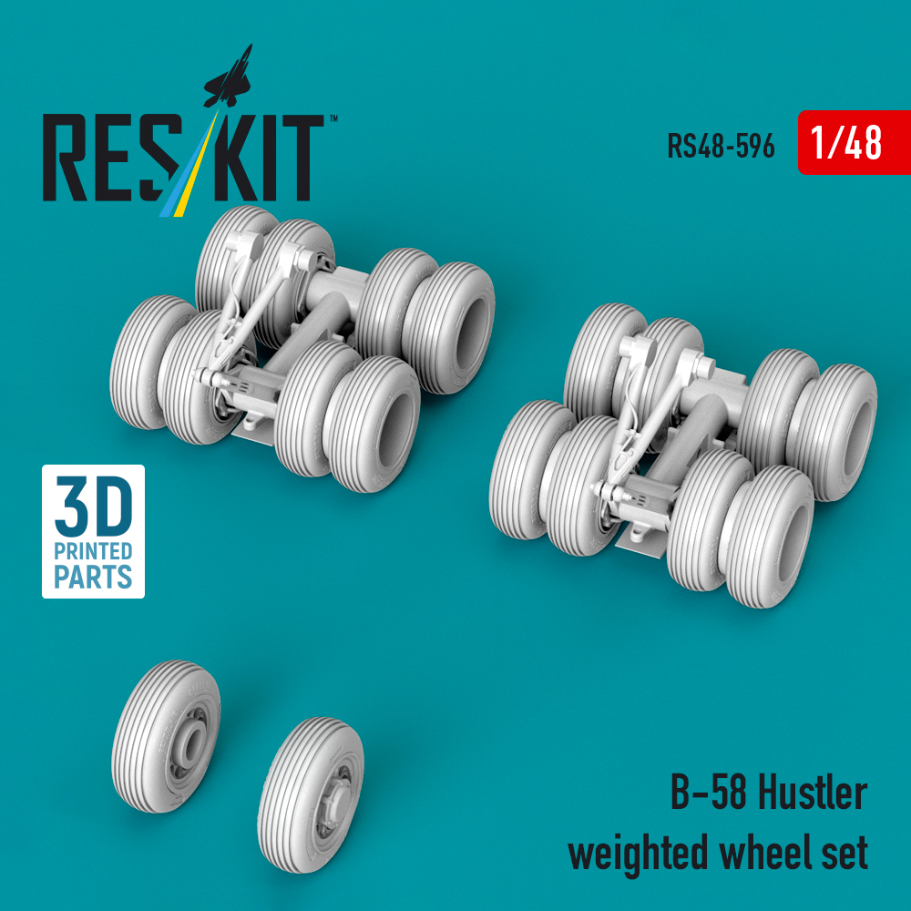 1/48 B-58 Hustler weighted wheel set