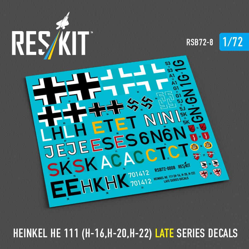 1/72 Heinkel He 111 (H-16,H-20,H-22) late series 
