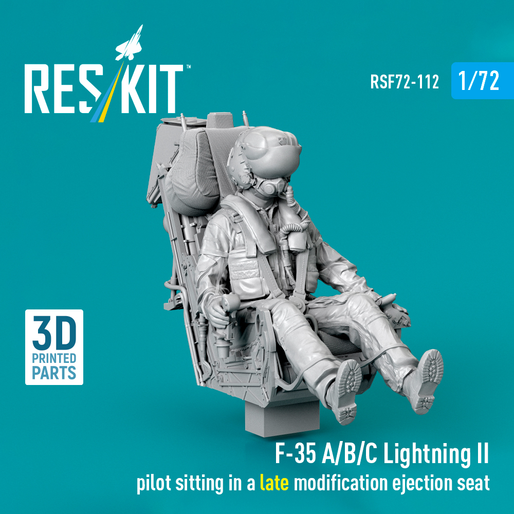 1/72 F-35A/B/C Lightning II pilot in late ej.seat
