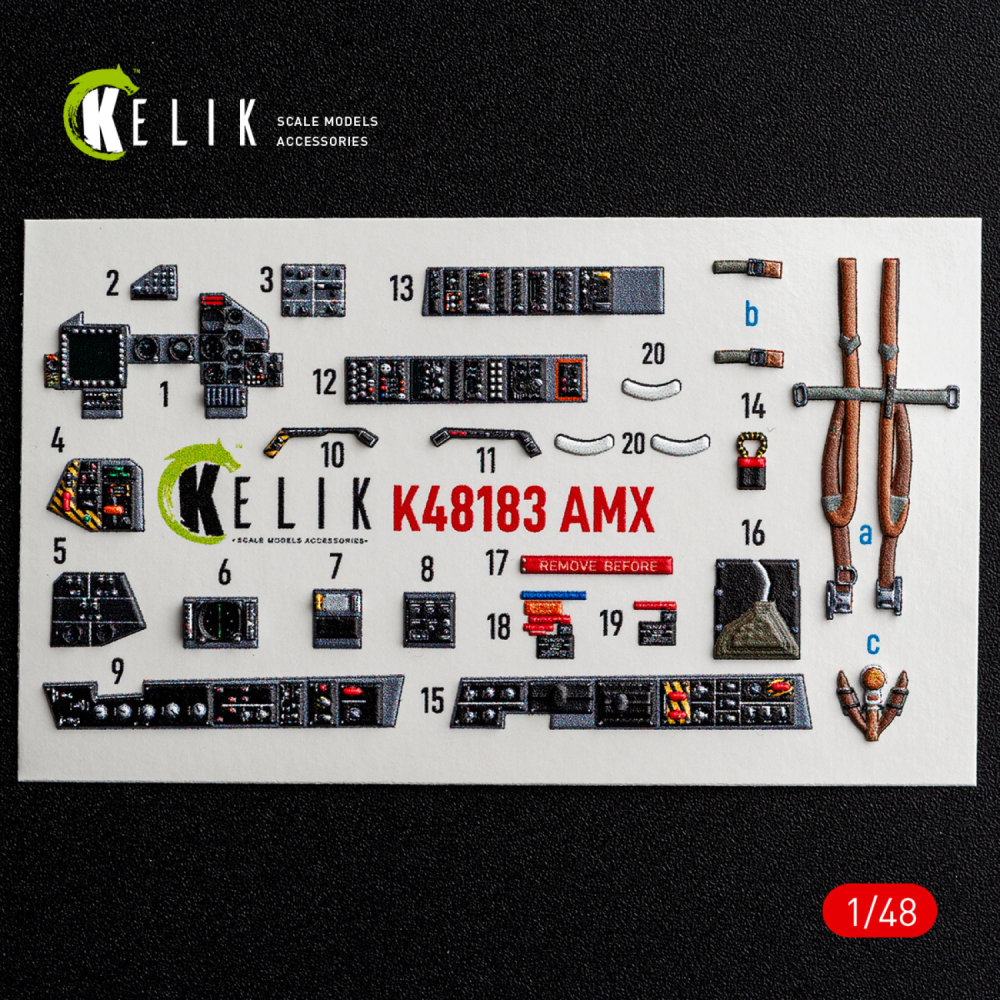 1/48 AMX - interior 3D (HBB) 