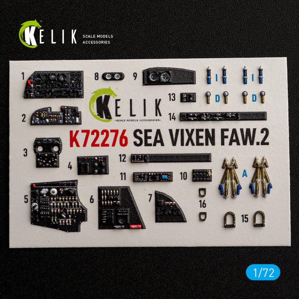 1/72 SEA VIXEN FAW.2 - interior 3D (CYBERH) 