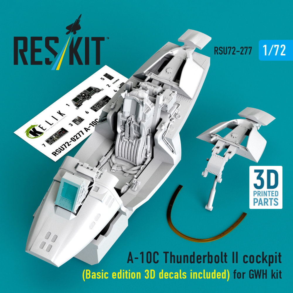1/72 A-10C Thunderbolt II cockpit Basic edit.(GWH)