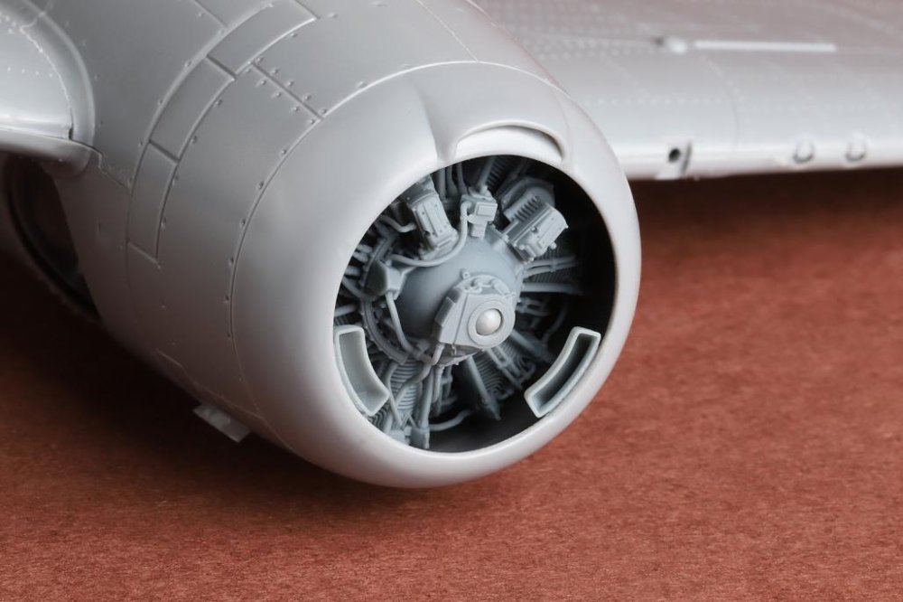 1/48 F4F-3/4 Wildcat Intercooler scoops (EDU/TAM)