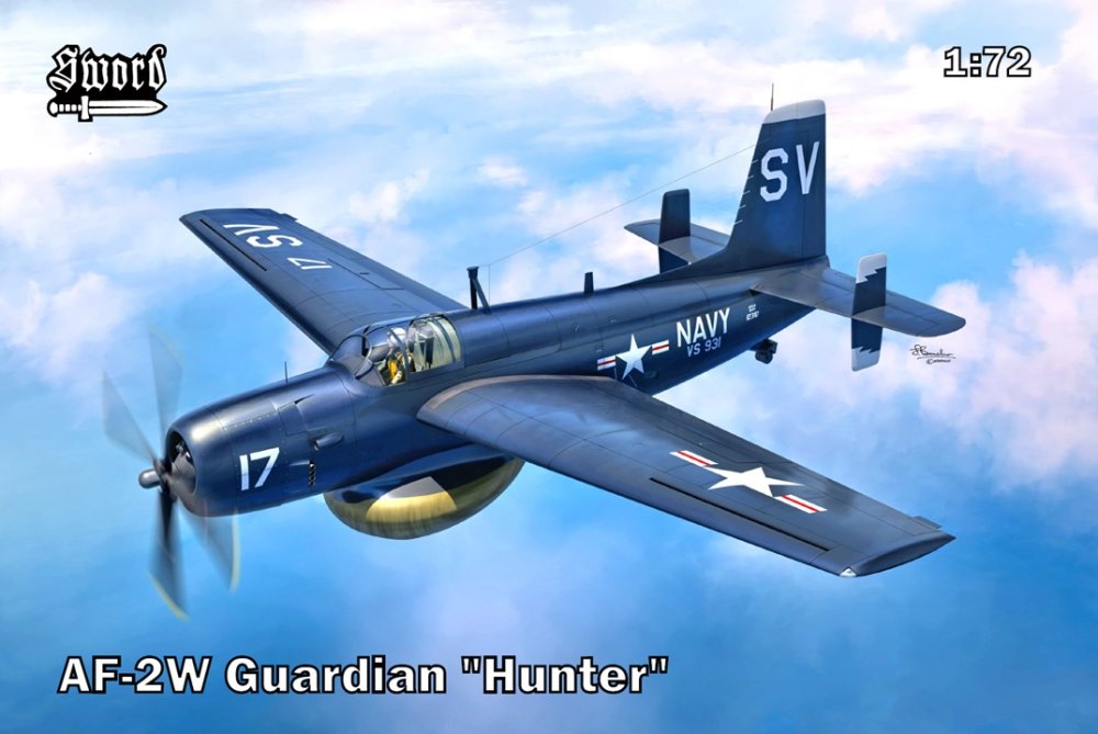 1/72 AF-2W Guardian 'Hunter' (2x camo)