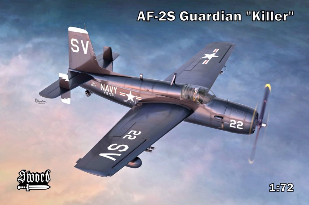 1/72 AF-2S Guardian 'Killer' (2x camo)